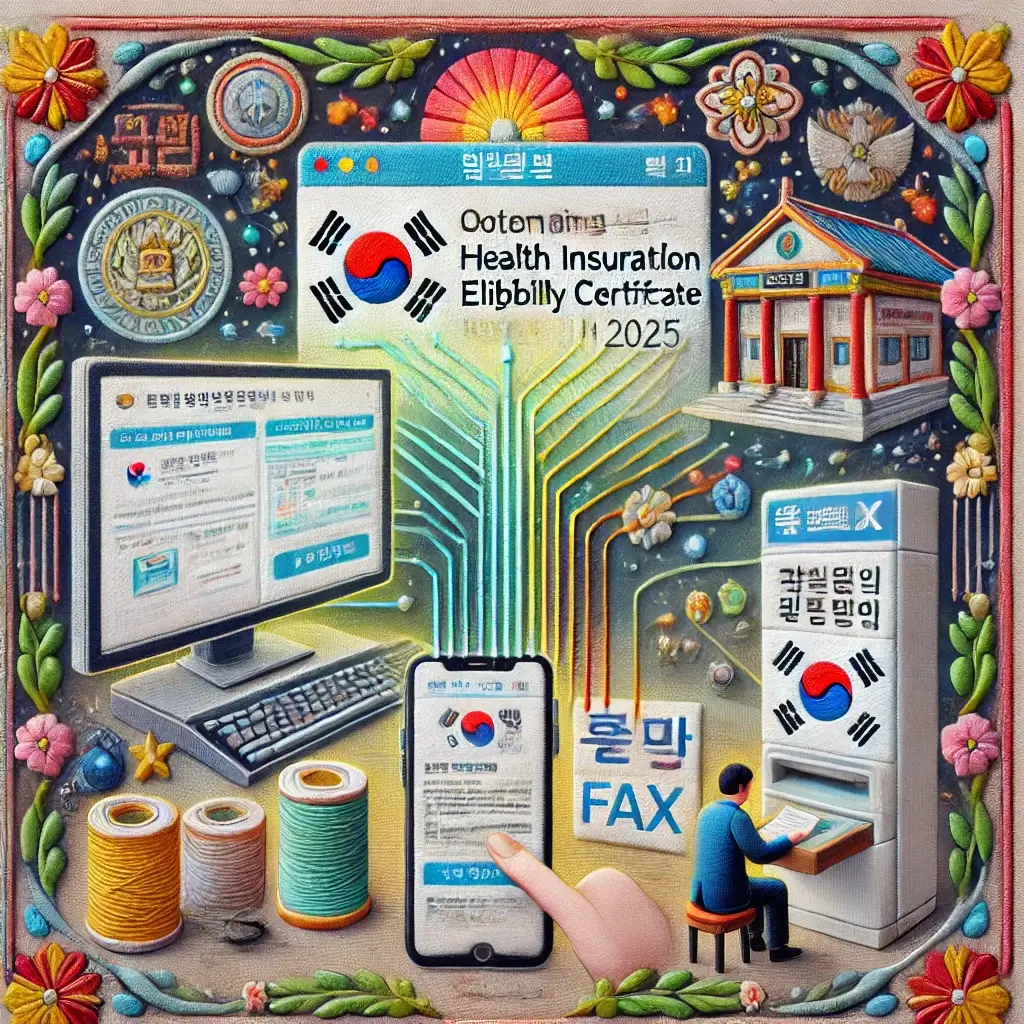 건강보험 자격득실확인서 발급 방법.