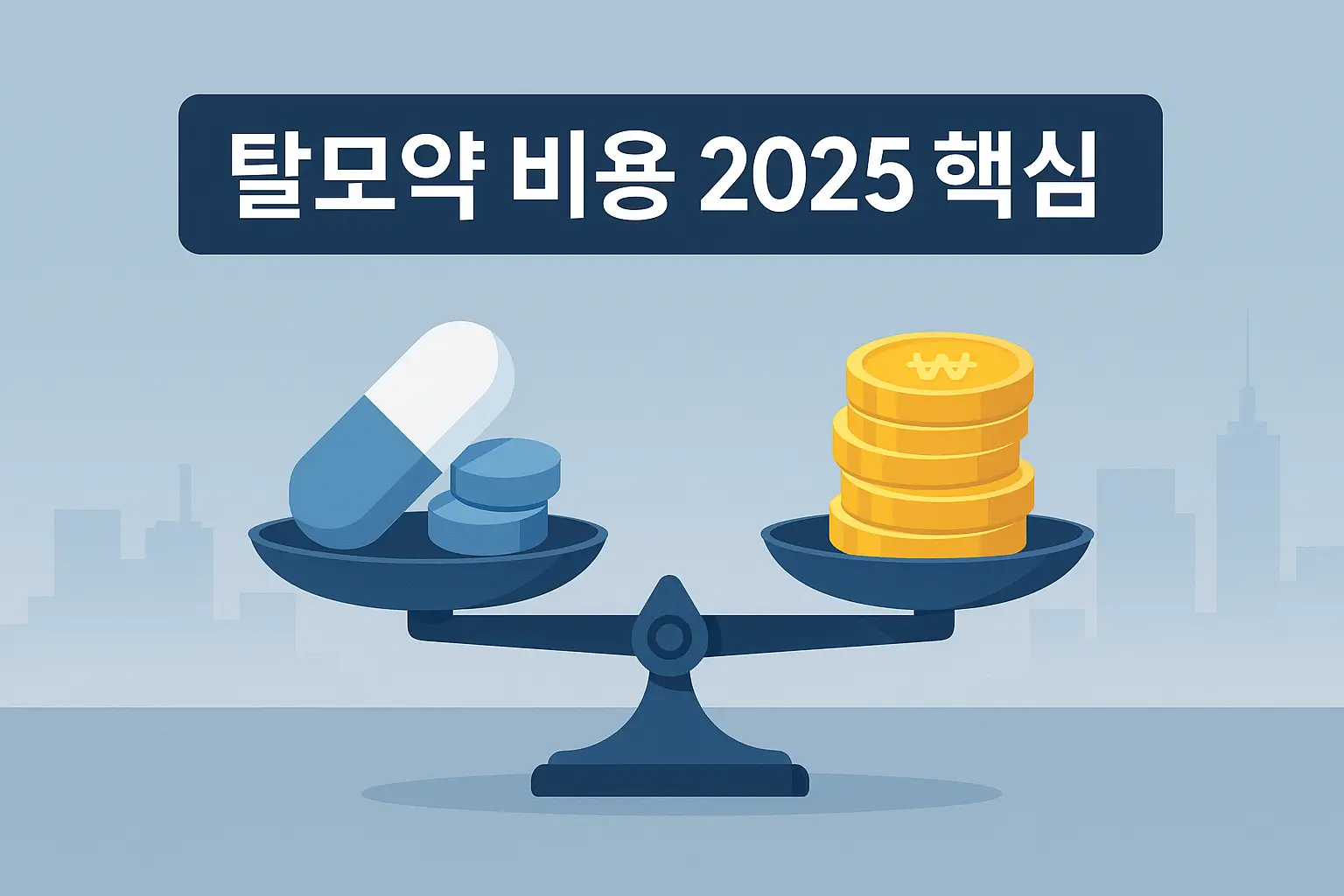 남성형 탈모 약 가격표 2025.